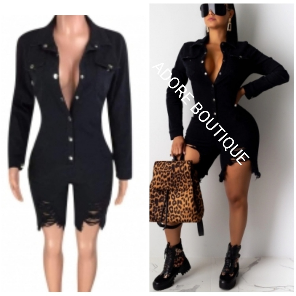 Super Bomb Black Romper